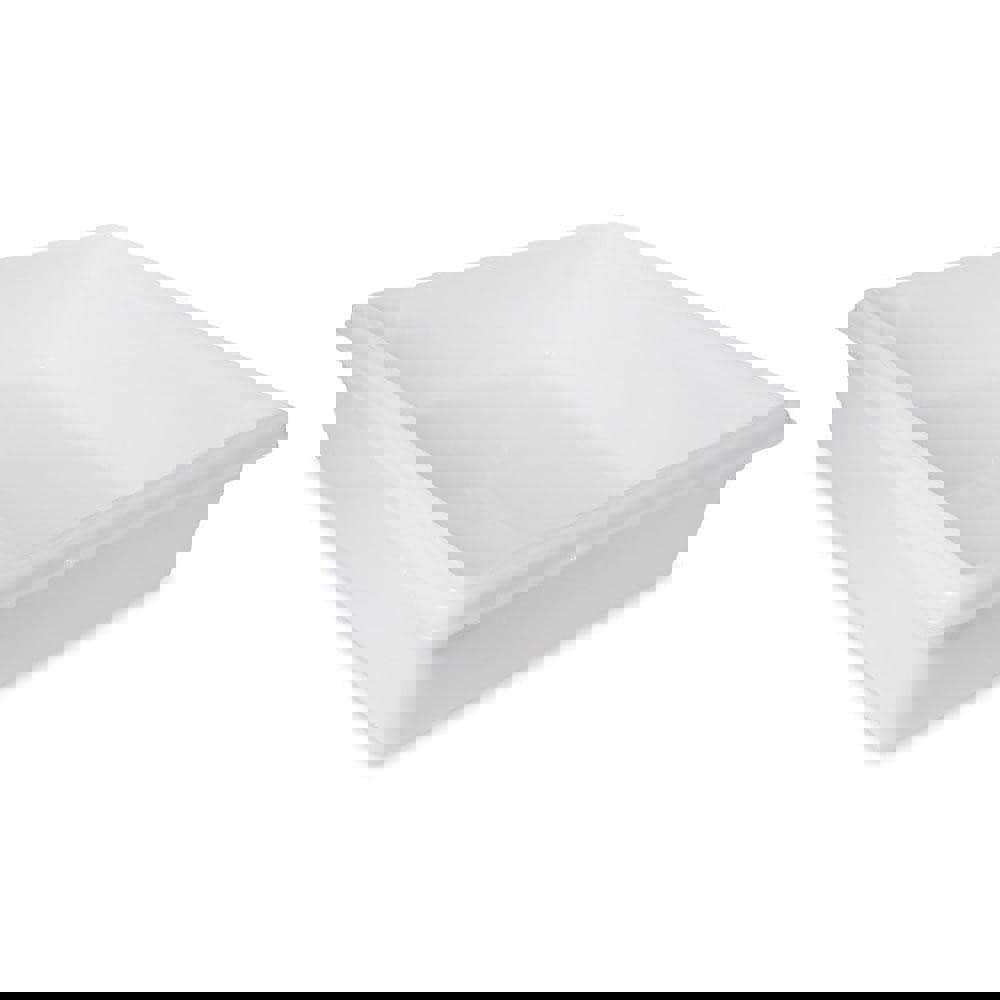 Food/Tote Boxes, 8.5 gal, 26 x 18 x 6, White, Plastic